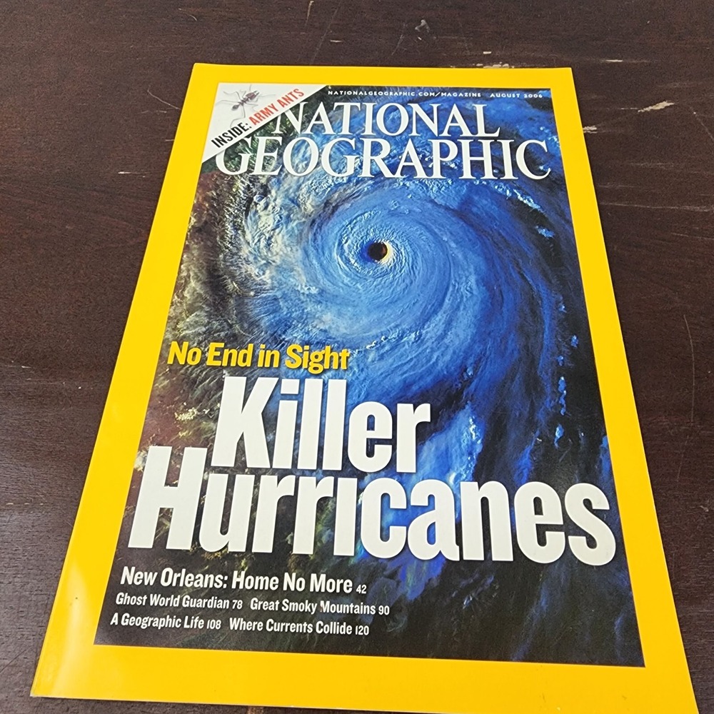 National Geographic Magazine August 2006 No Insert